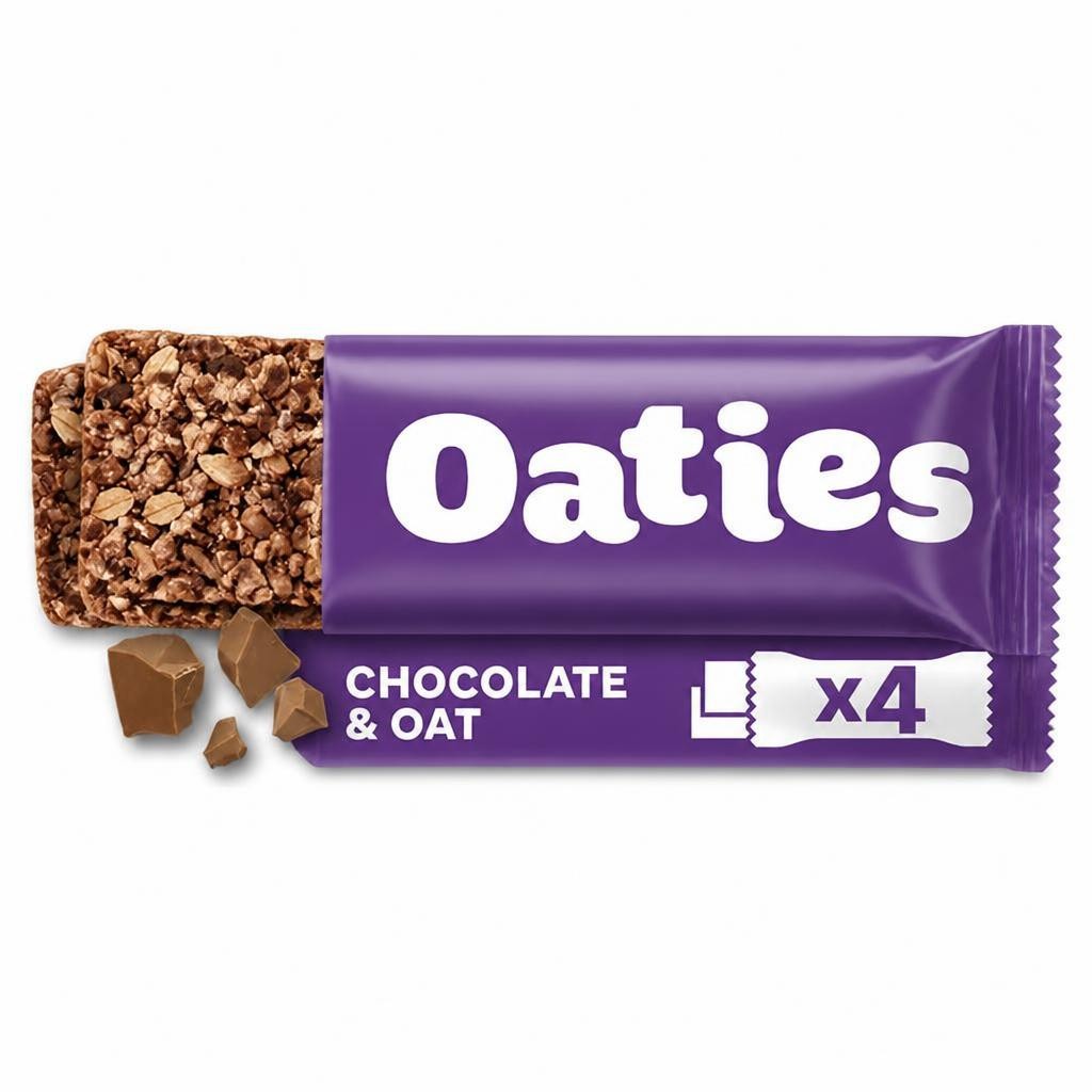 Kellogg's Oaties Chocolate & Oat Snack Bars 4 x 40g