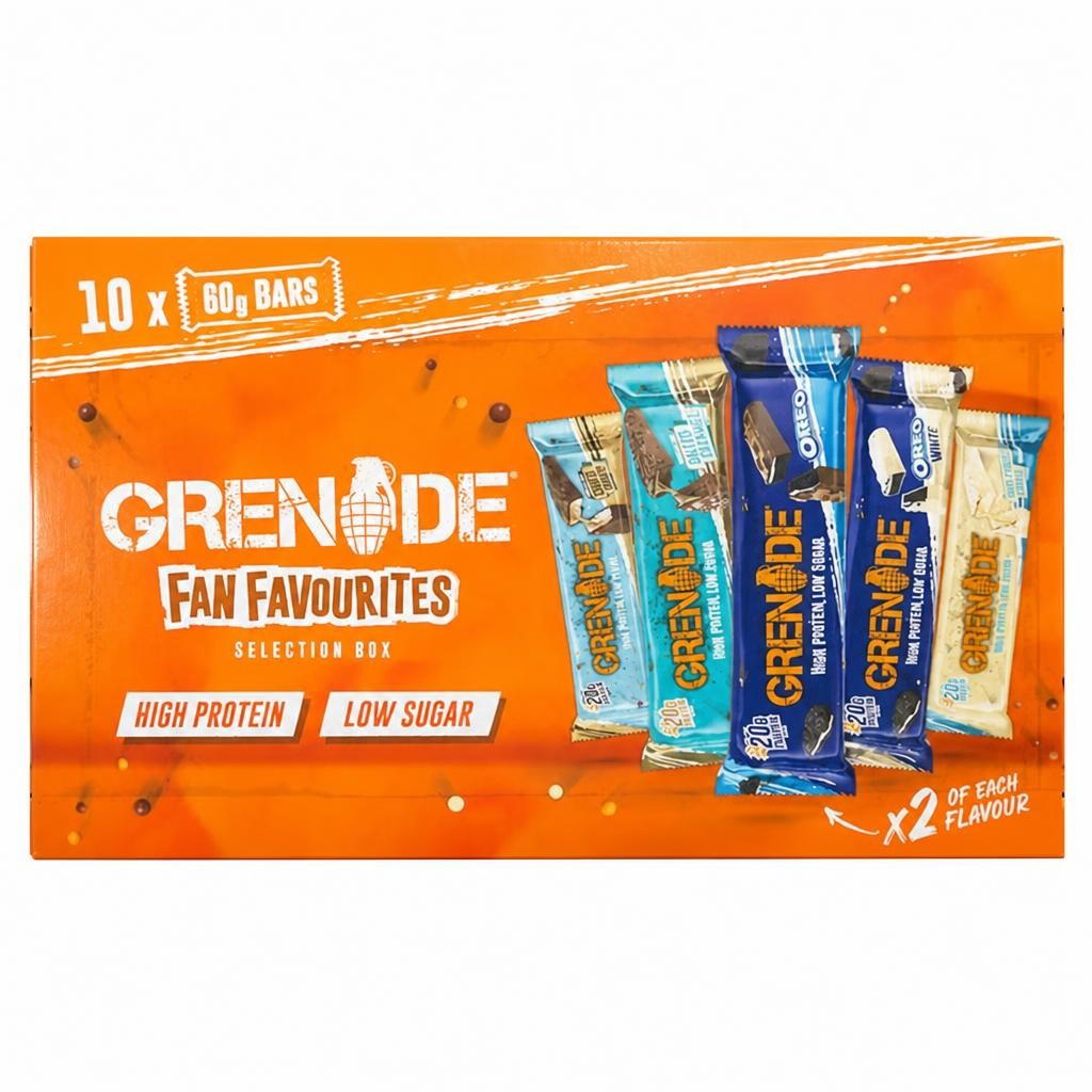 Grenade Fan Favourites Selection Box 10x60g
