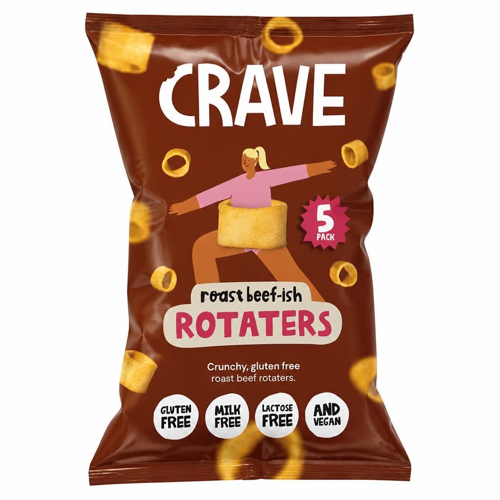 Crave Roast Beef Ish Rotaters 5 x 18g