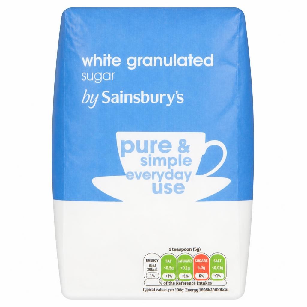 Sainsbury's White Granulated Sugar 1kg