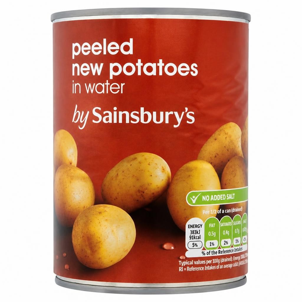 Sainsbury's Peeled New Potatoes In Water 560g (360g*)