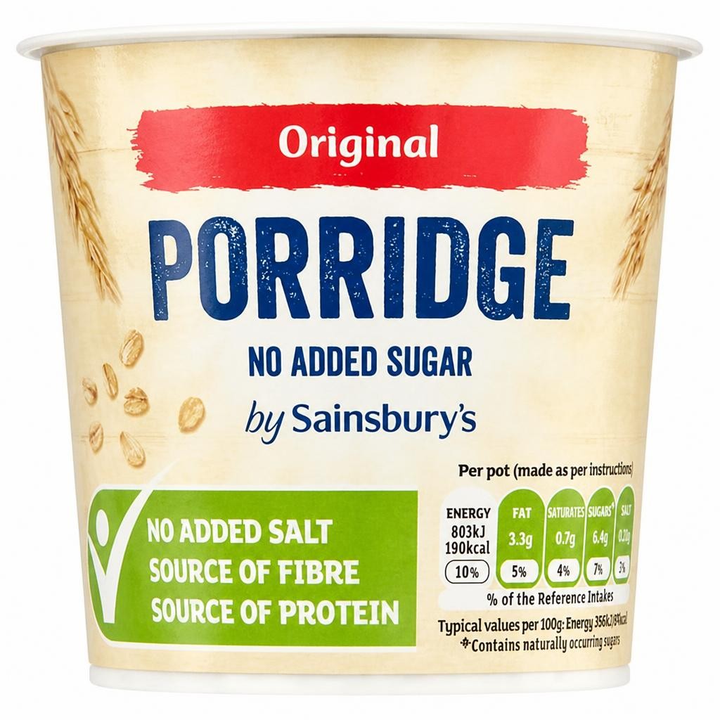 Sainsbury's Porridge Pot Original 50g