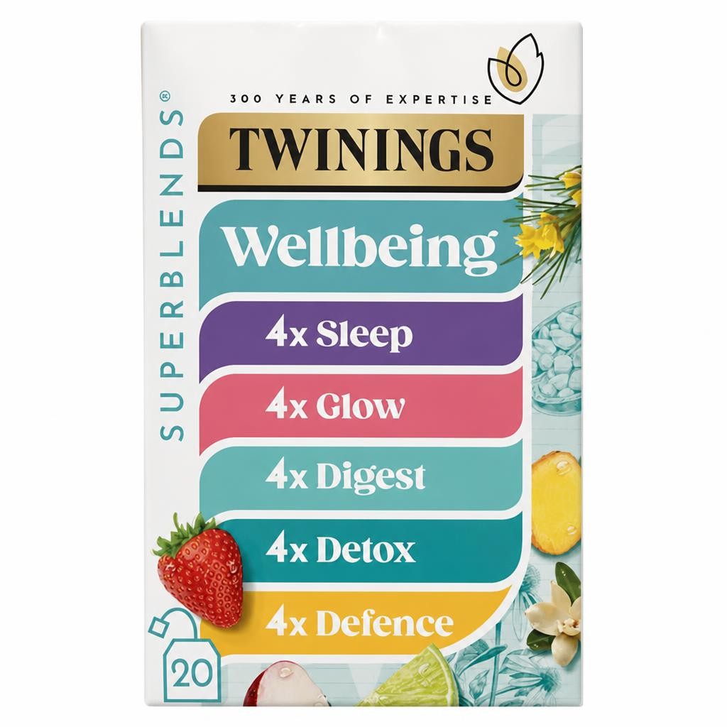 Twinings Superblends Wellbeing Collection Tea Bags 37g x20