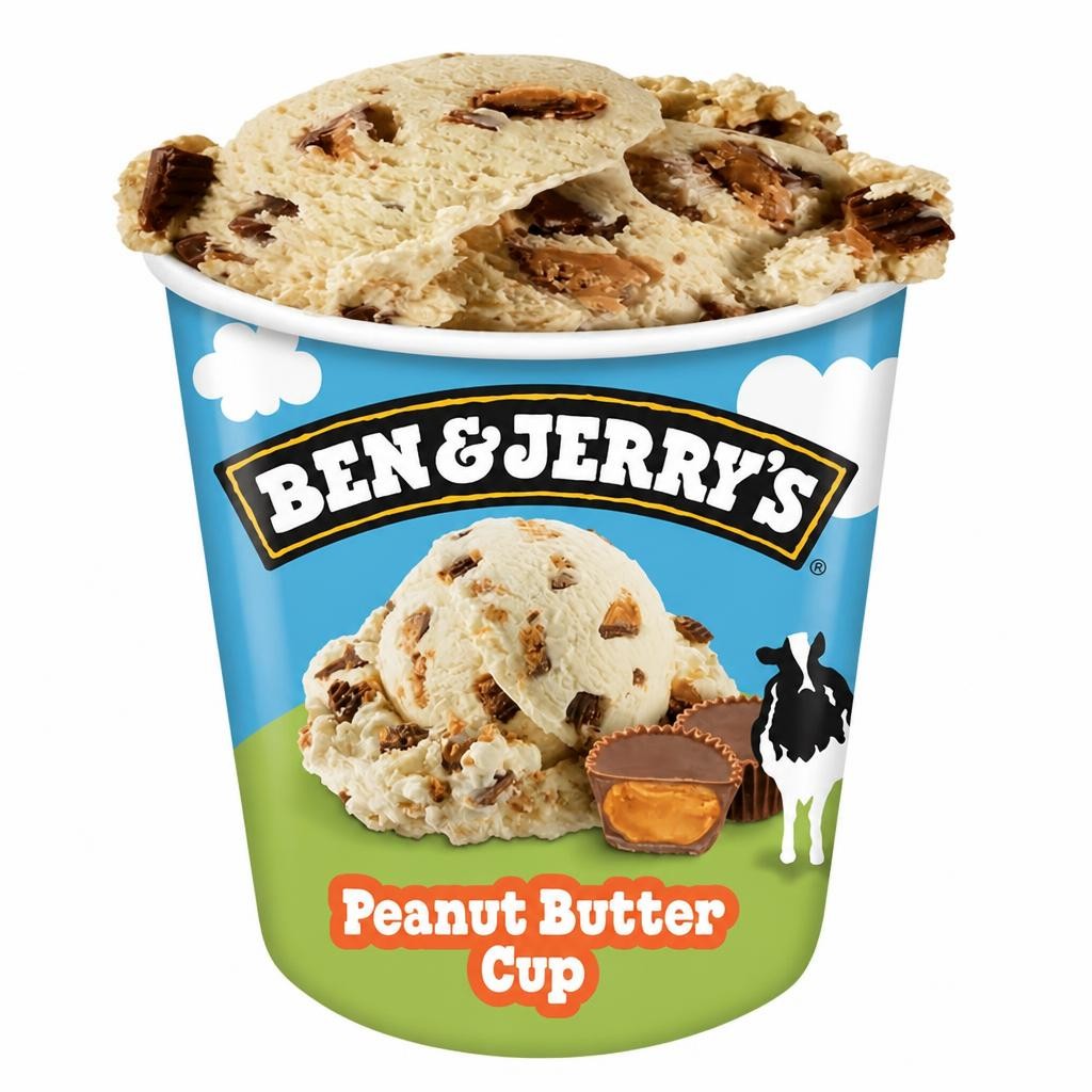 Ben & Jerry's Peanut Butter Cup Ice Cream Tub 465ml
