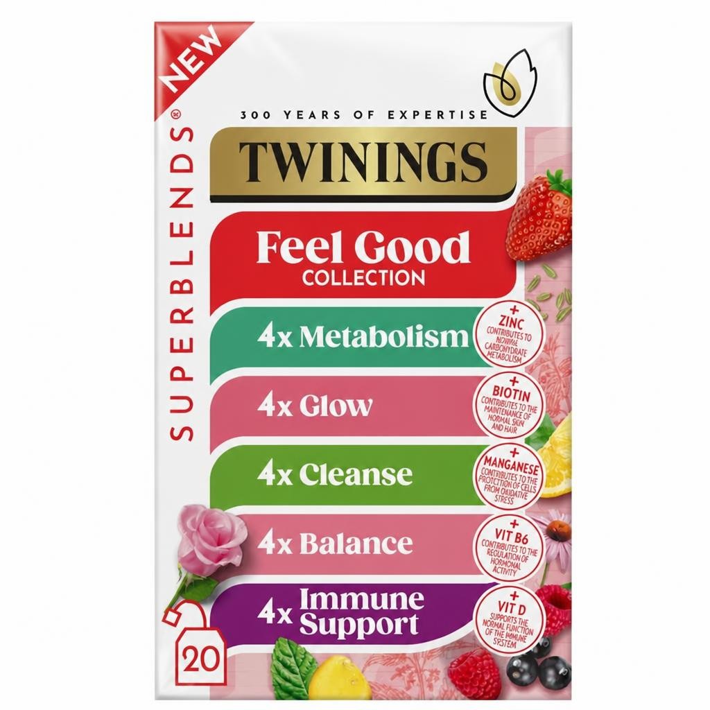 Twinings Superblends Feel Good Collection Tea Bags x20 38.4g