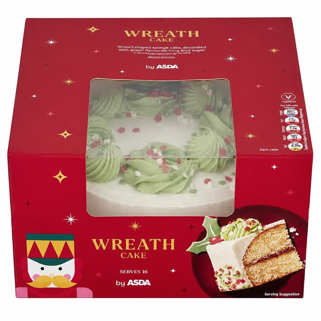 ASDA Wreath Cake