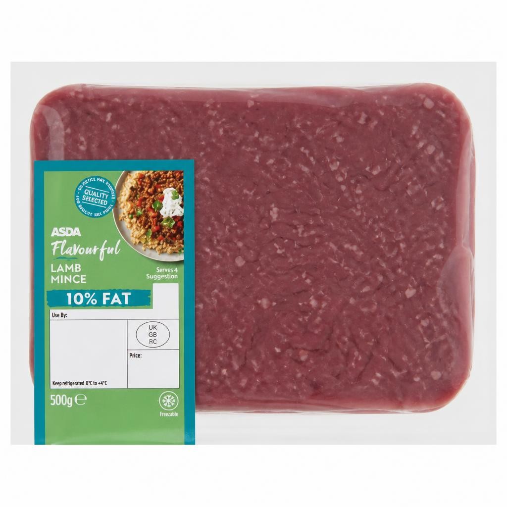 ASDA Flavourful Lamb Mince 10% Fat 500g