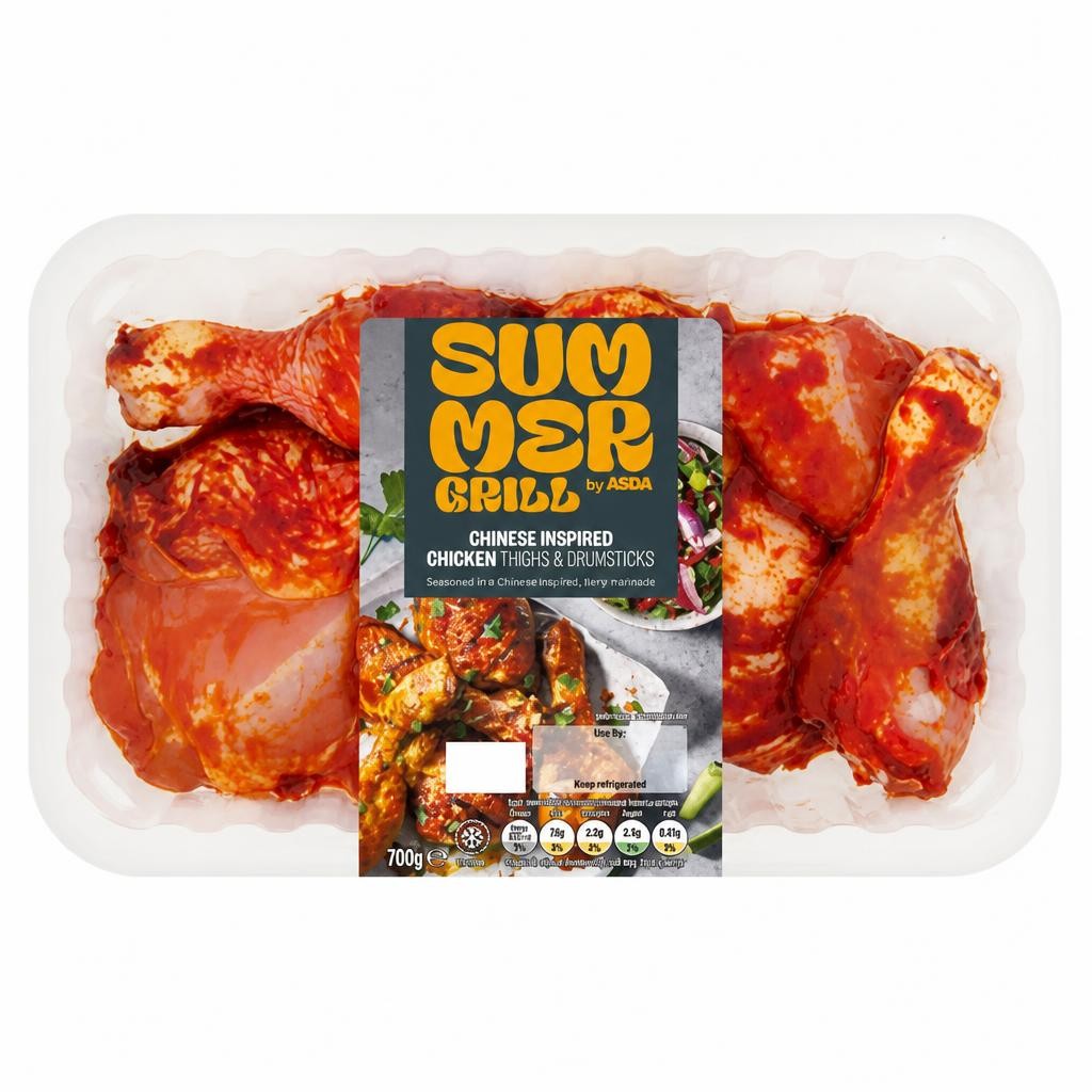ASDA Summer Grill by  Chinese Inspired Chicken Thighs & Drumsticks 700g