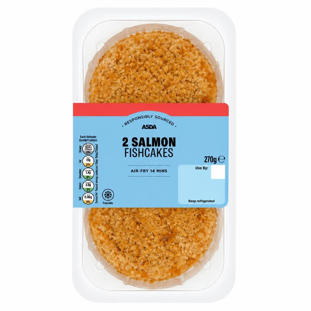 ASDA 2 Salmon Fishcakes 270g