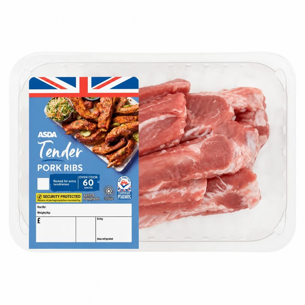 ASDA Tender Pork Ribs 800g