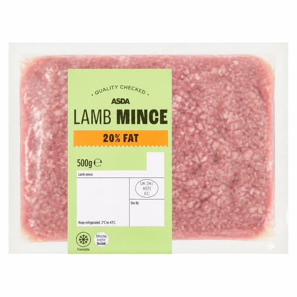 ASDA Flavourful Lamb Mince 20% Fat 500g