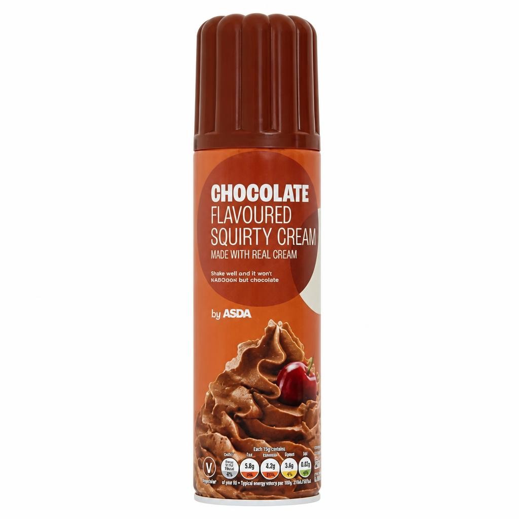 ASDA Chocolate Squirty Cream 250g