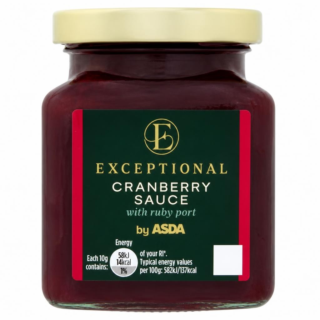 Exceptional by ASDA Exceptional by  Cranberry Sauce with Ruby Port 230g