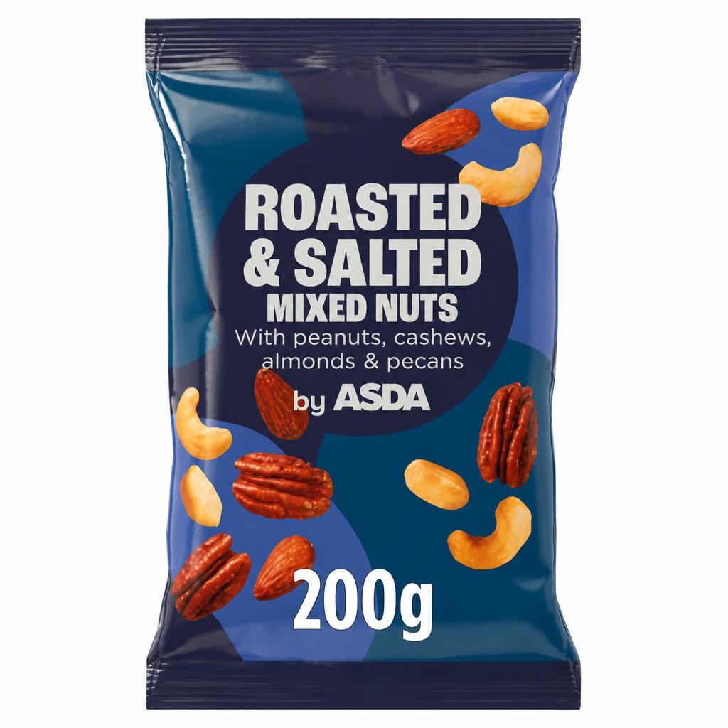 ASDA Roasted & Salted Mixed Nuts 200g