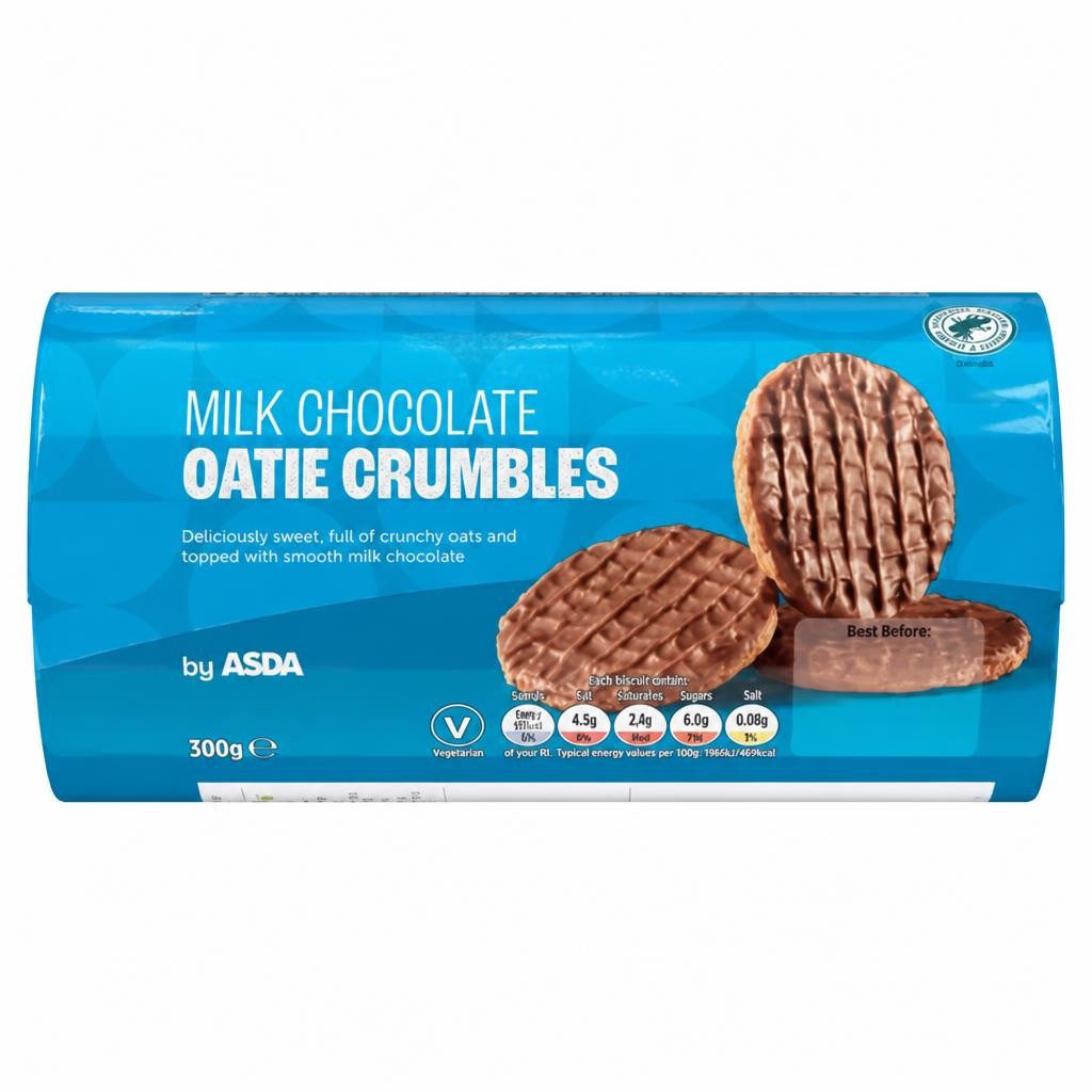 ASDA Milk Chocolate Oatie Crumbles 300g