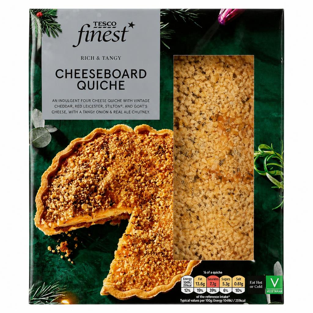 Tesco Finest Cheeseboard Quiche 400g