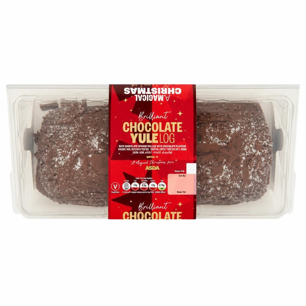 ASDA Joyous Chocolate Yule Log