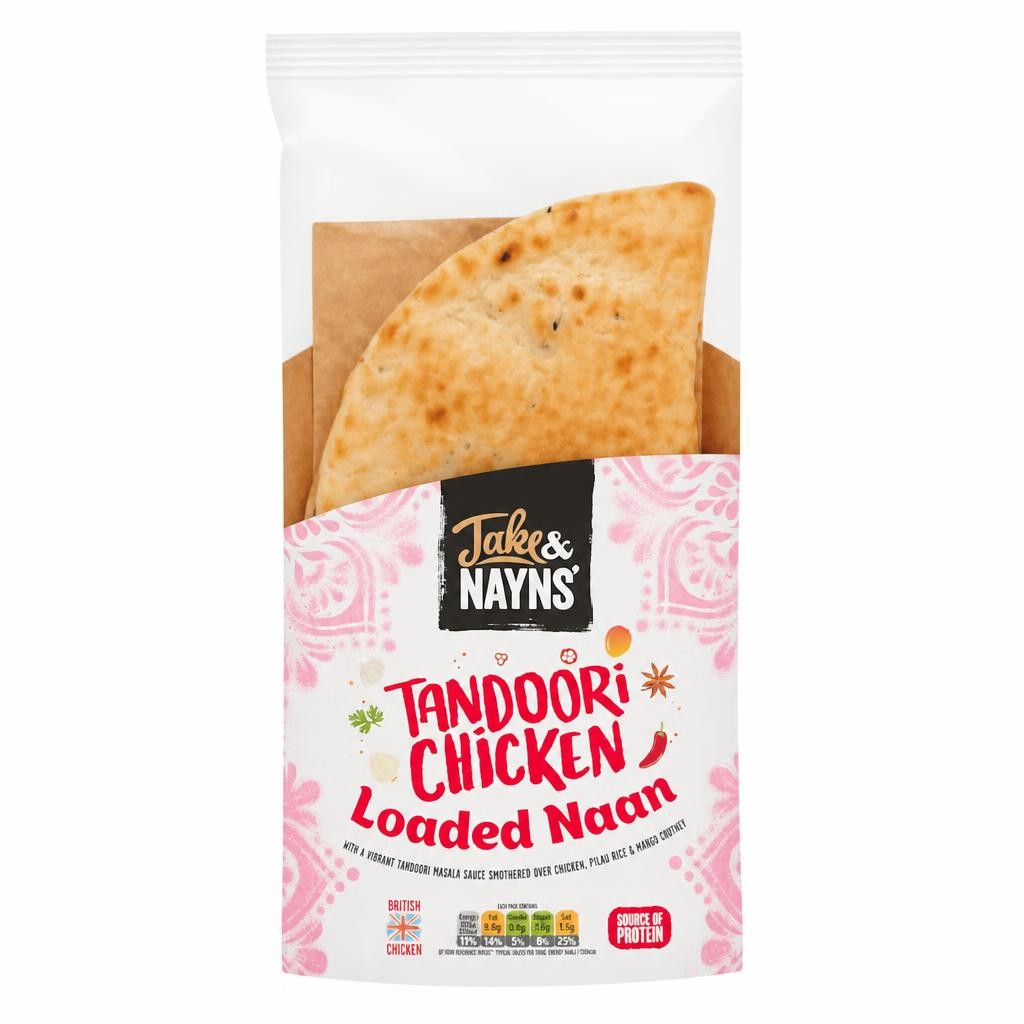Jake & Nayns' Tandoori Chicken Loaded Naan 185g