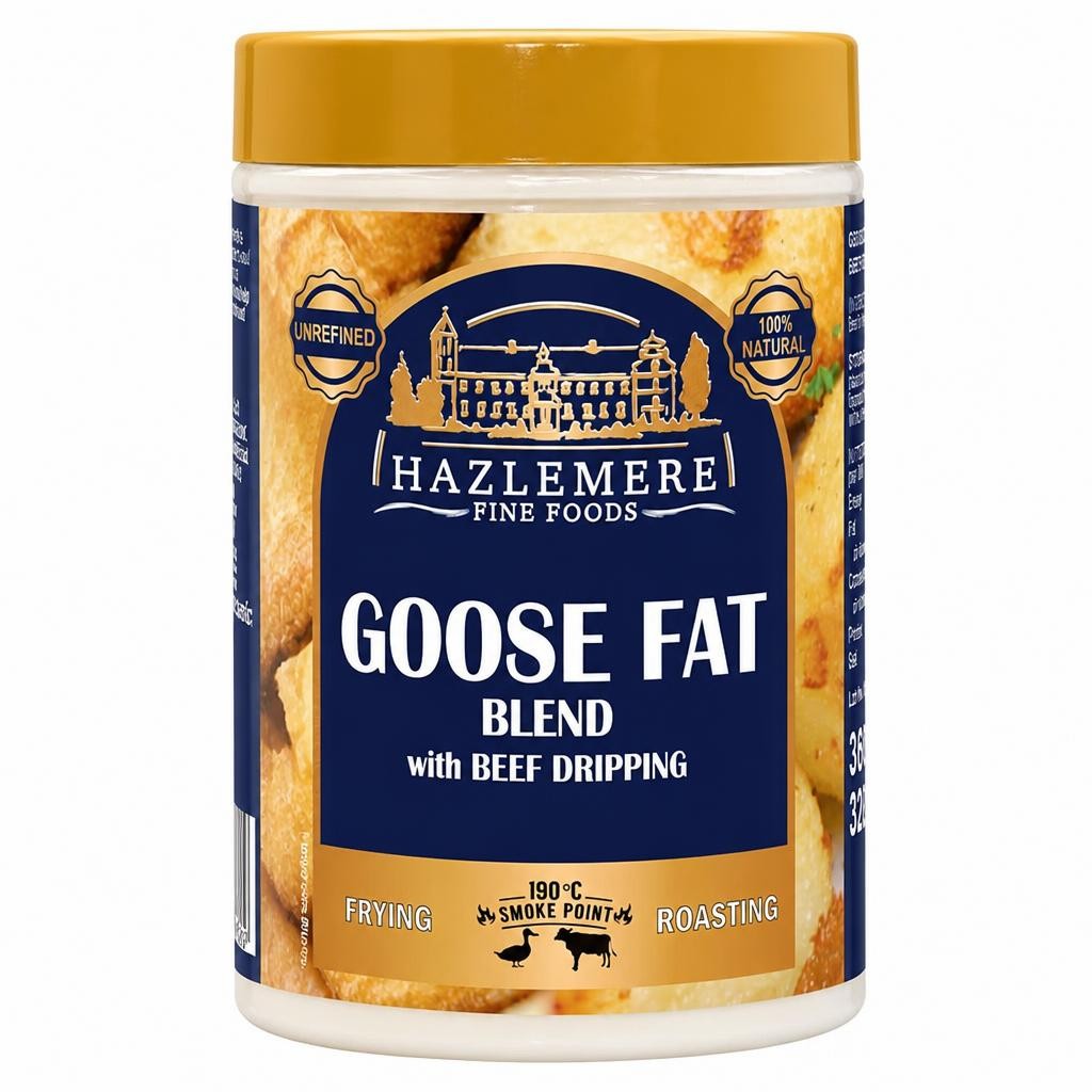 Hazlemere Goose Fat Blend with Beef Dripping 320g