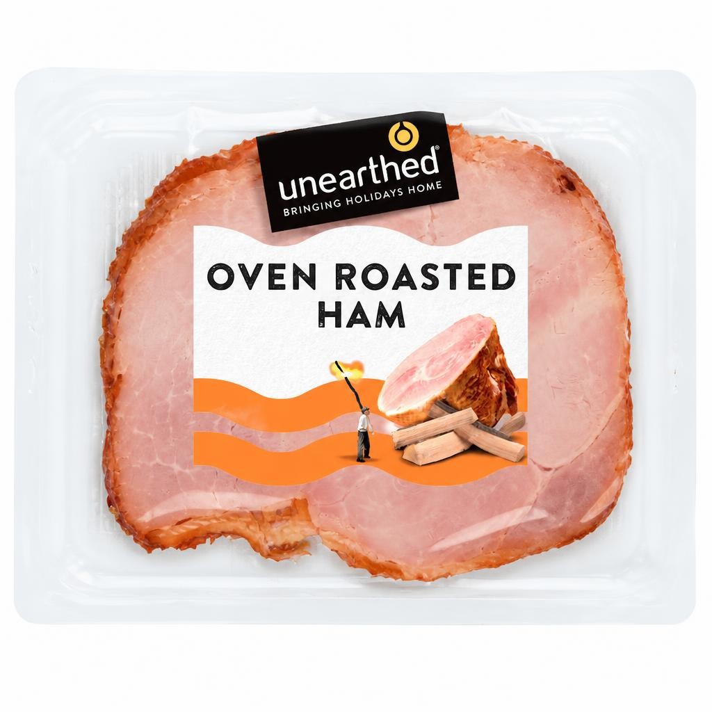 Unearthed Oven Roasted Ham 120g