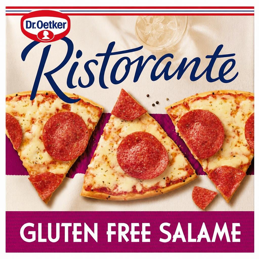 Dr. Oetker Ristorante Gluten Free Pepperoni-Salame Pizza 332g
