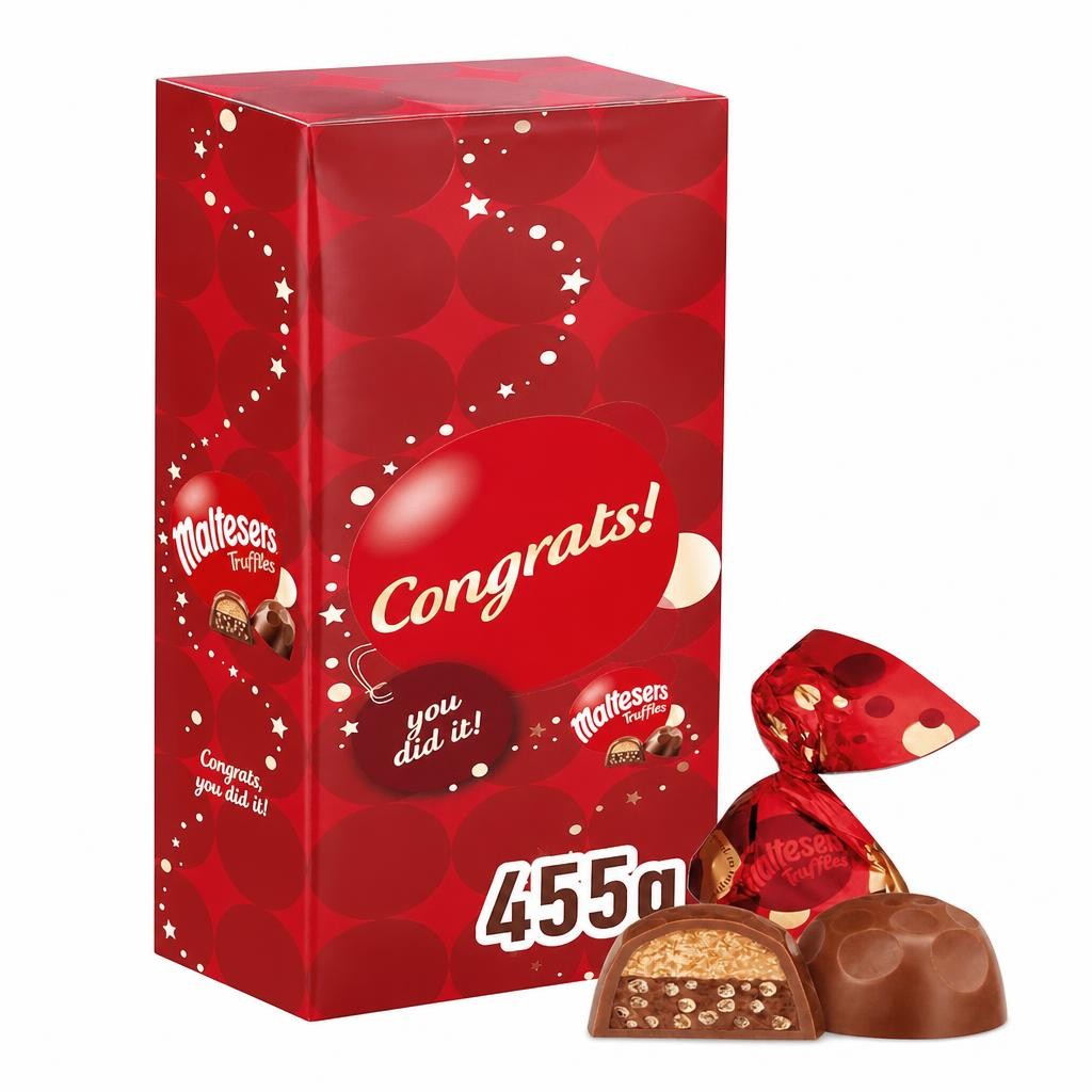 Maltesers - Truffle Ultimate Gift Pack 455g with Congrats Sleeve