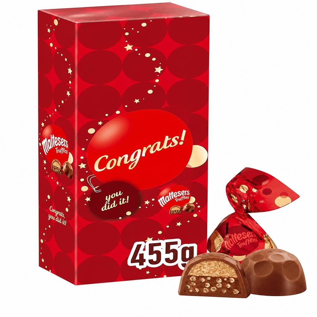 Maltesers - Truffle Ultimate Gift Pack 455g with Congrats Sleeve
