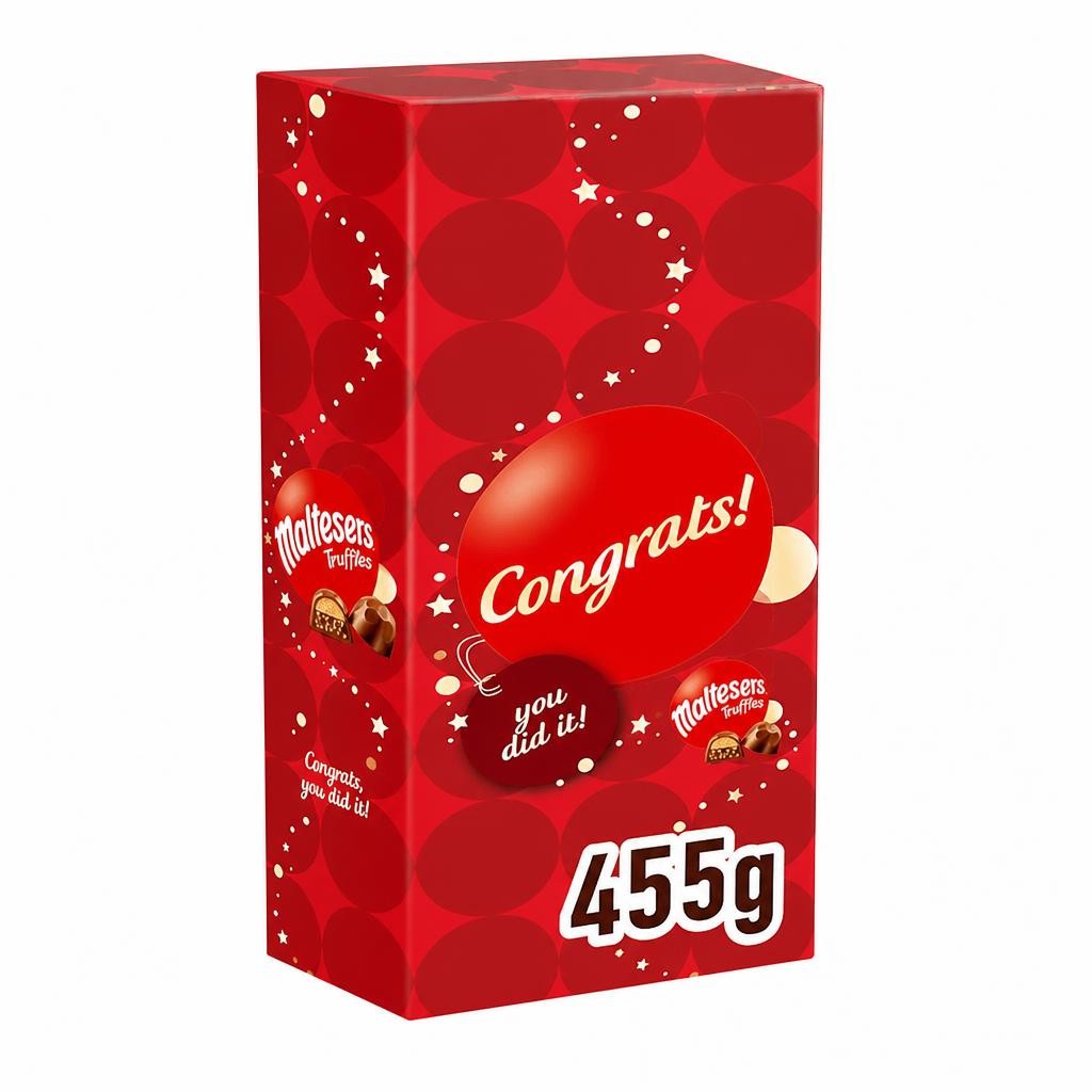 Maltesers - Truffle Ultimate Gift Pack 455g with Congrats Sleeve