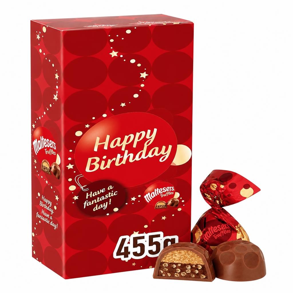 Maltesers - Truffle Ultimate Gift Pack 455g with Happy Birthday Sleeve
