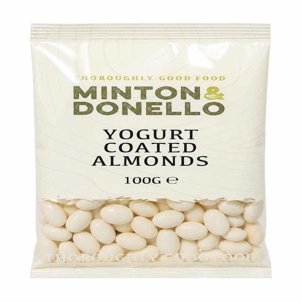 Minton & Donello Yoghurt Coated Almonds 6 x 100g