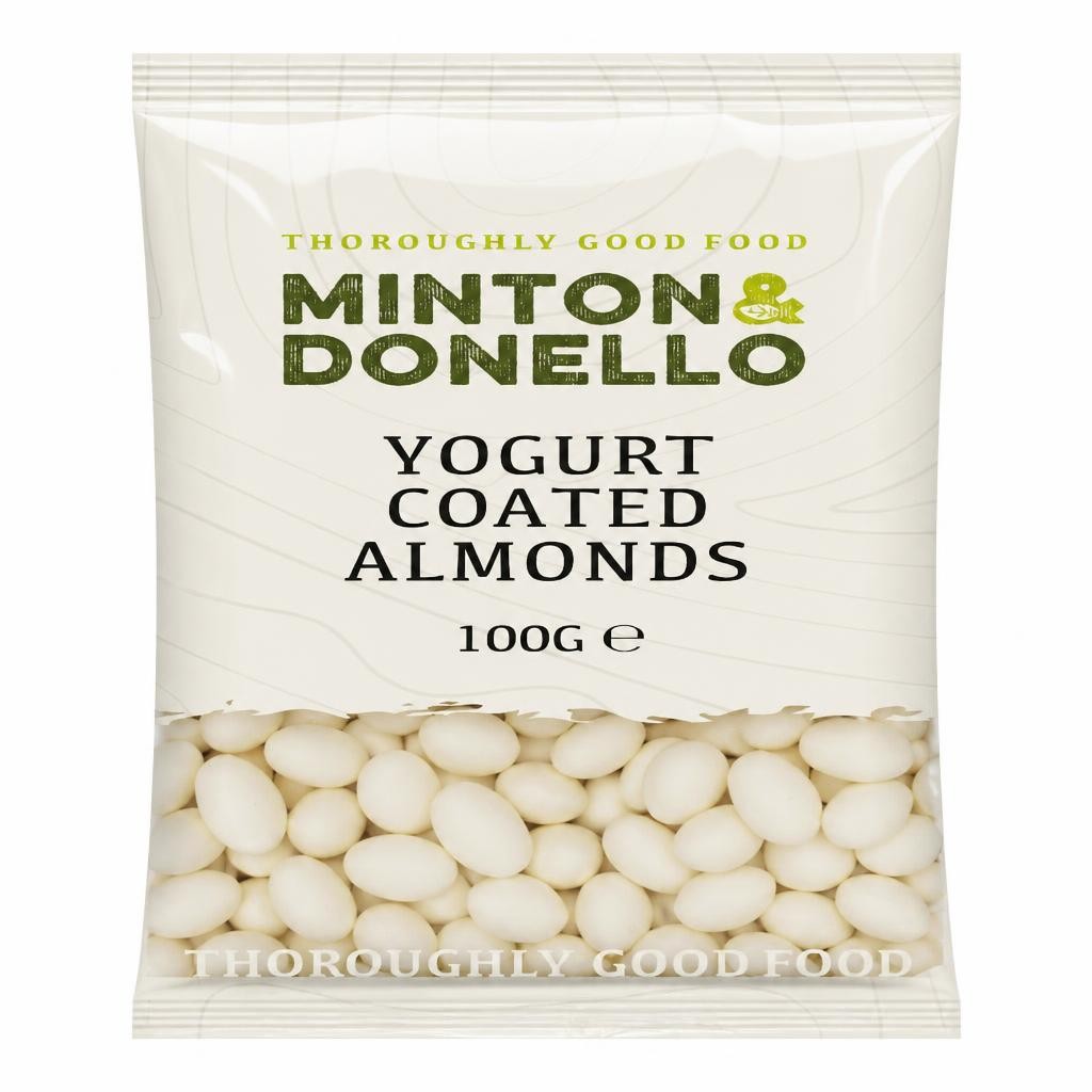 Minton & Donello Yoghurt Coated Almonds 6 x 100g