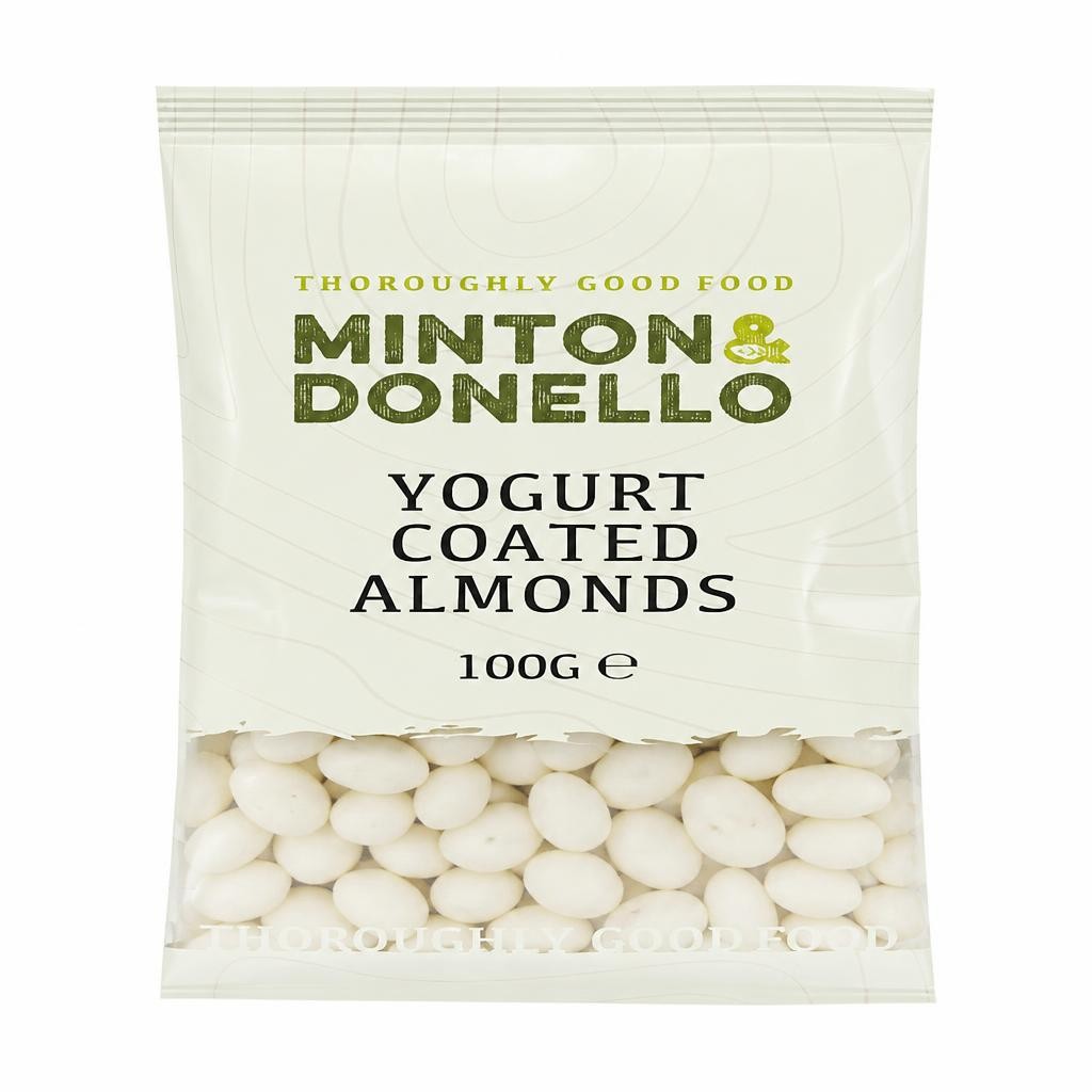 Minton & Donello Yoghurt Coated Almonds 6 x 100g