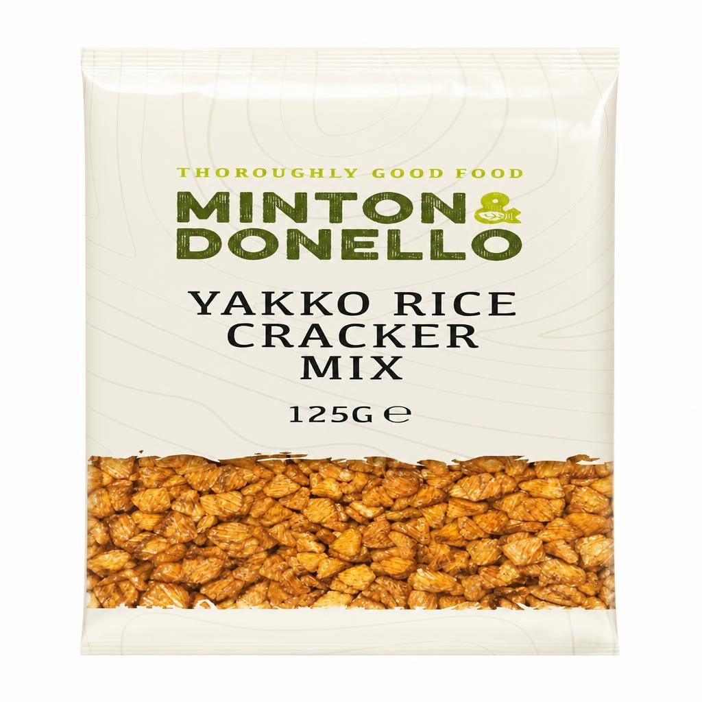 Minton & Donello Yakko Rice Cracker Mix 6 x 125g