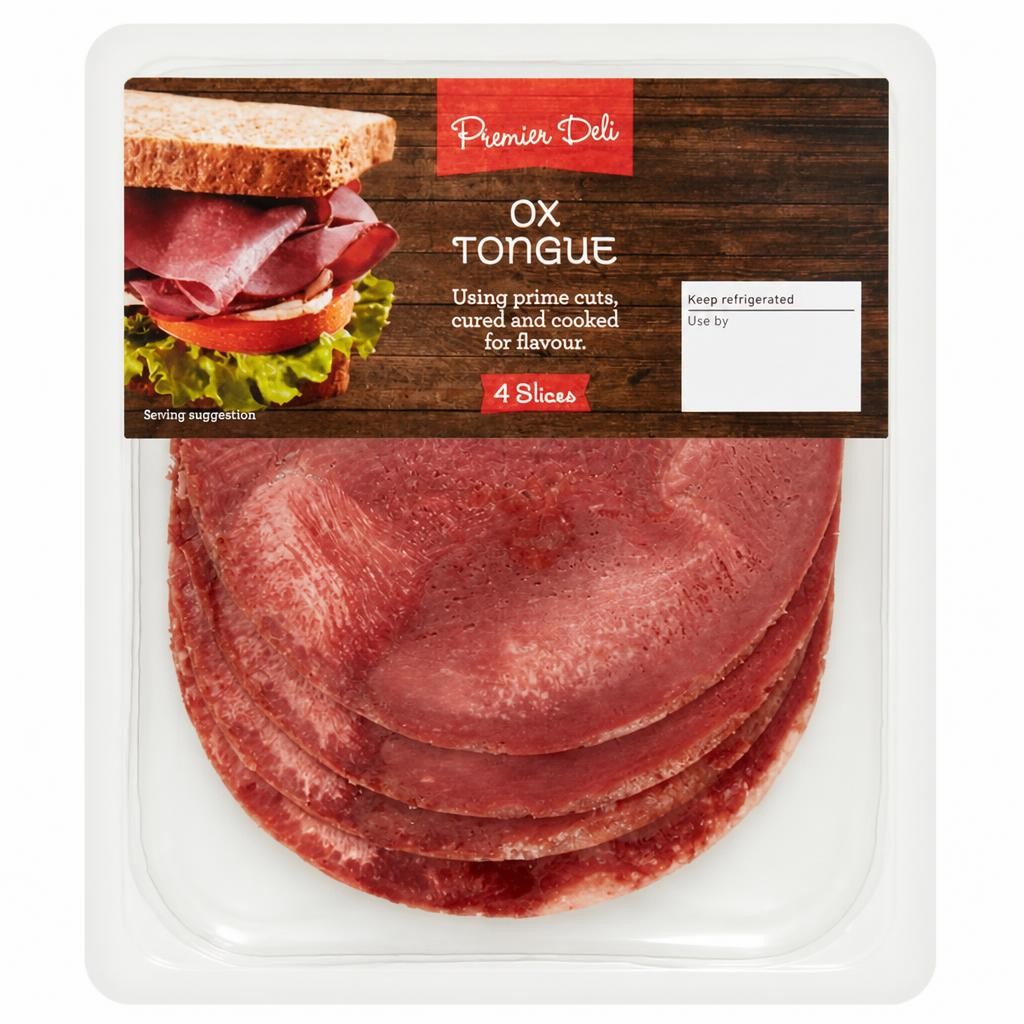 Premier Deli Ox Tongue 125g