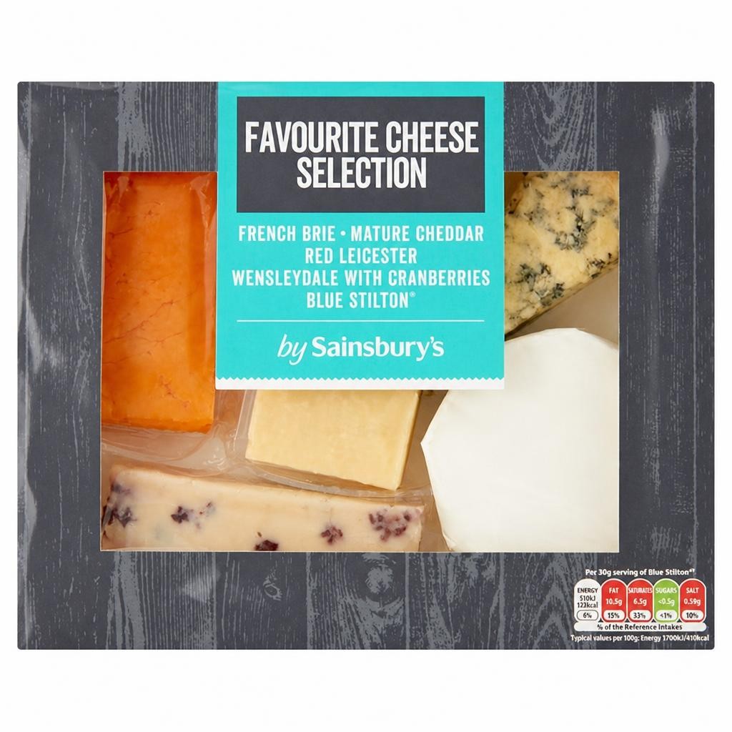 Sainsbury's Favourite Cheese Selection 456g