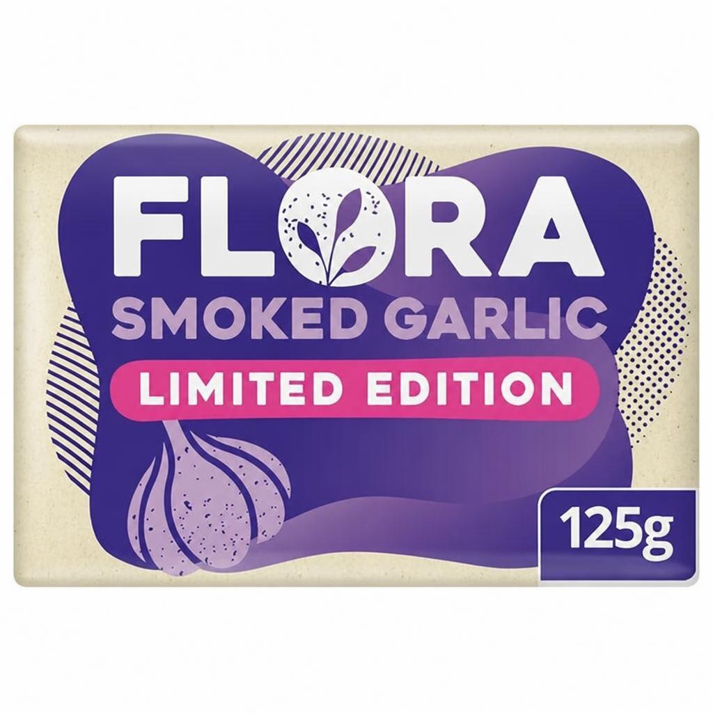 Flora Smoked Garlic Butter, Limited Edition 125g