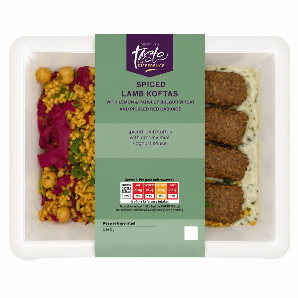 Sainsbury's Spiced Lamb Koftas, Taste the Difference 385g