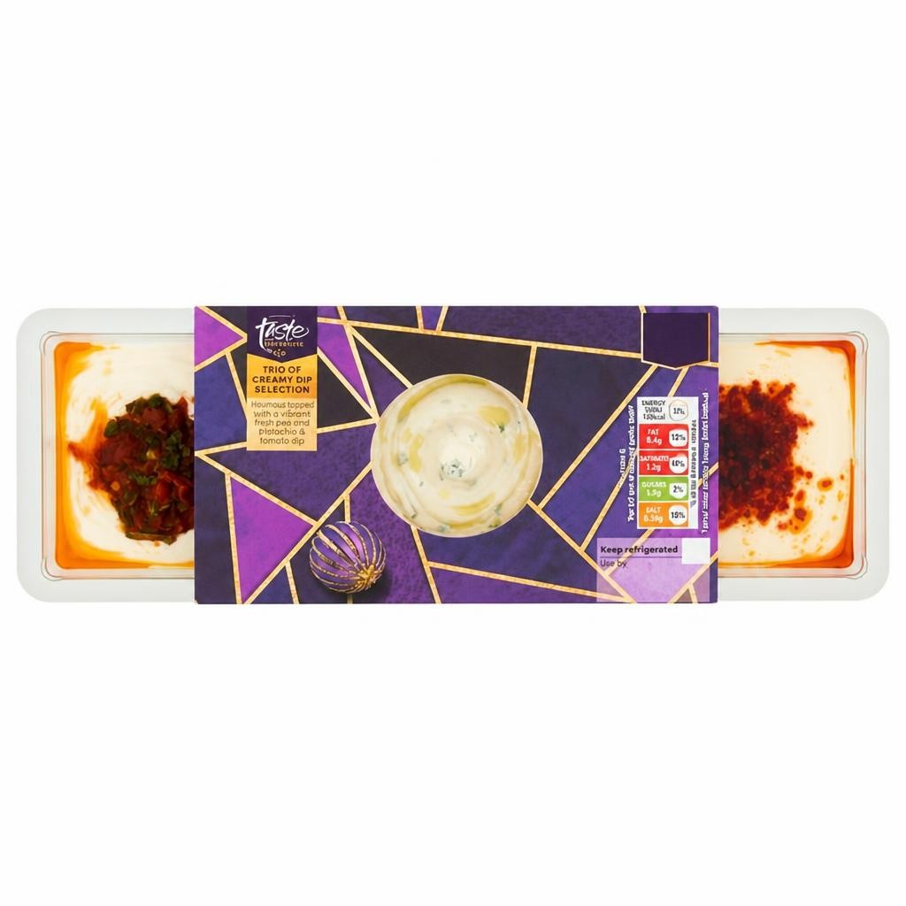 Sainsbury's Trio of Creamy Dip Selection, Taste the Difference 3 x 100g