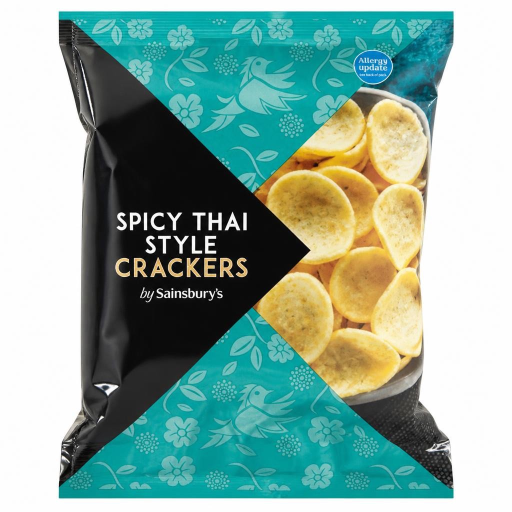 Sainsbury's Spicy Thai Crackers 80g