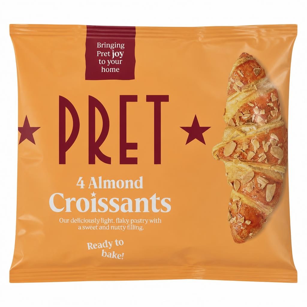 Pret Almond Croissants x4 280g