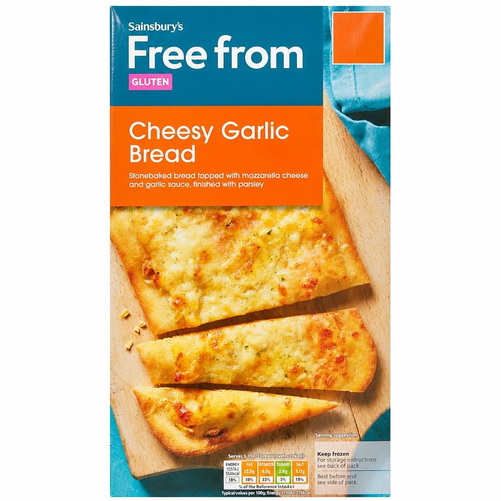Sainsbury's Freefrom Cheesy Garlic Bread