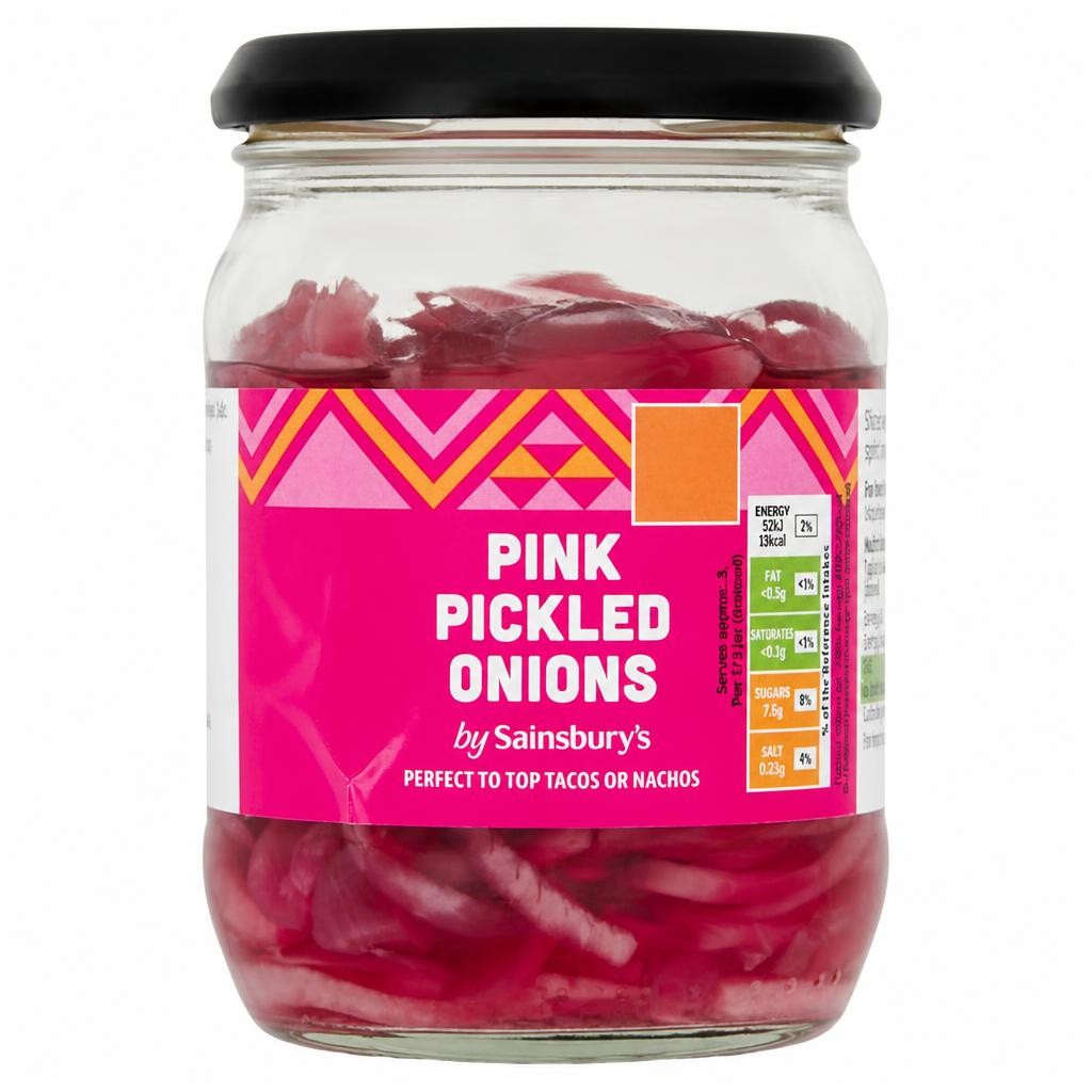 Sainsbury's Pink Pickled Onions 340g