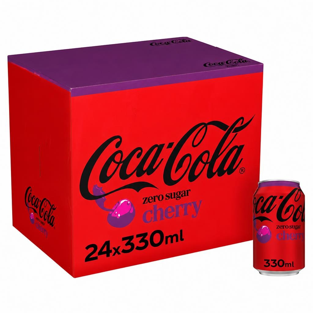 Coca-Cola Zero Sugar Cherry 24 x 330ml