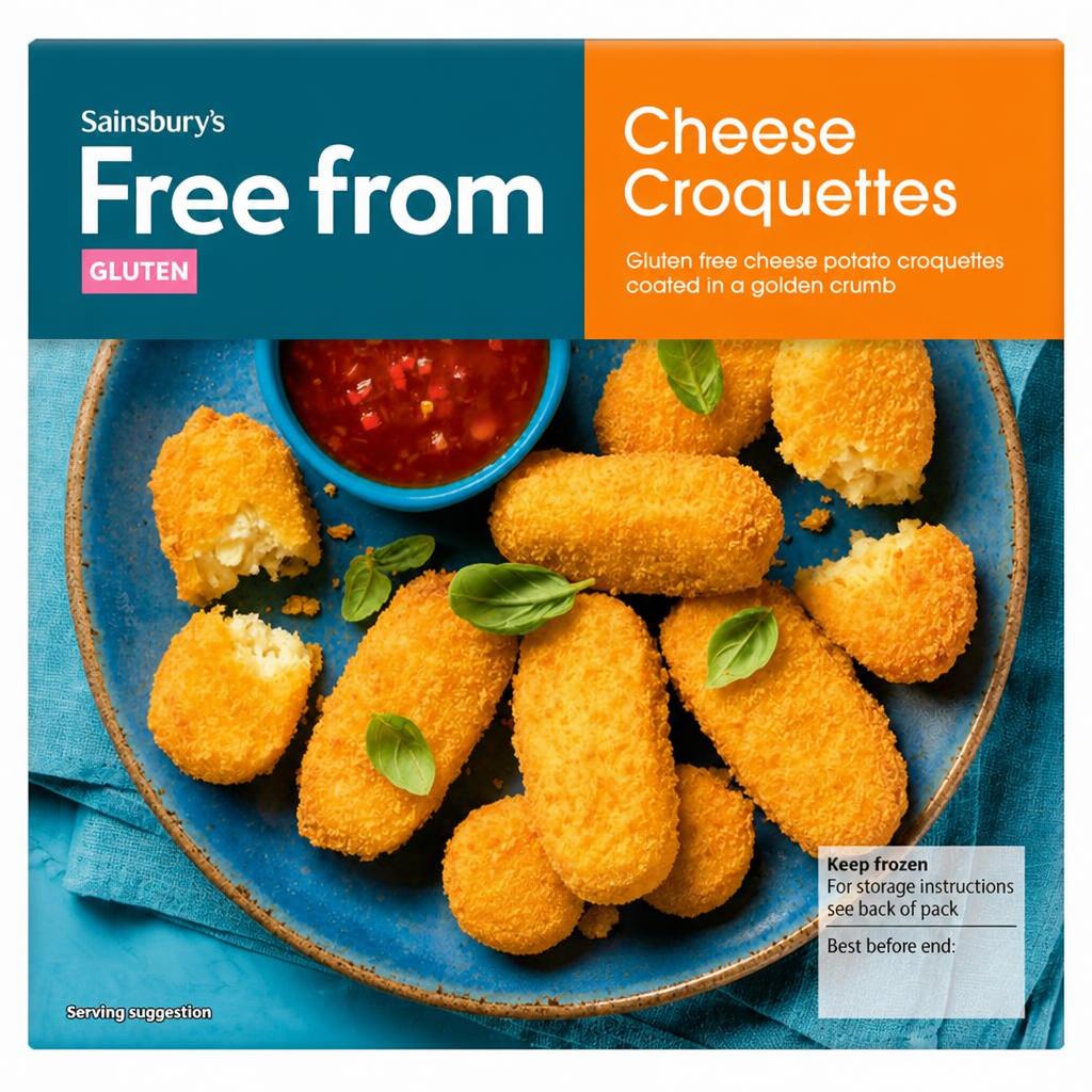 Sainsbury's Free From Cheese Croquettes 212g