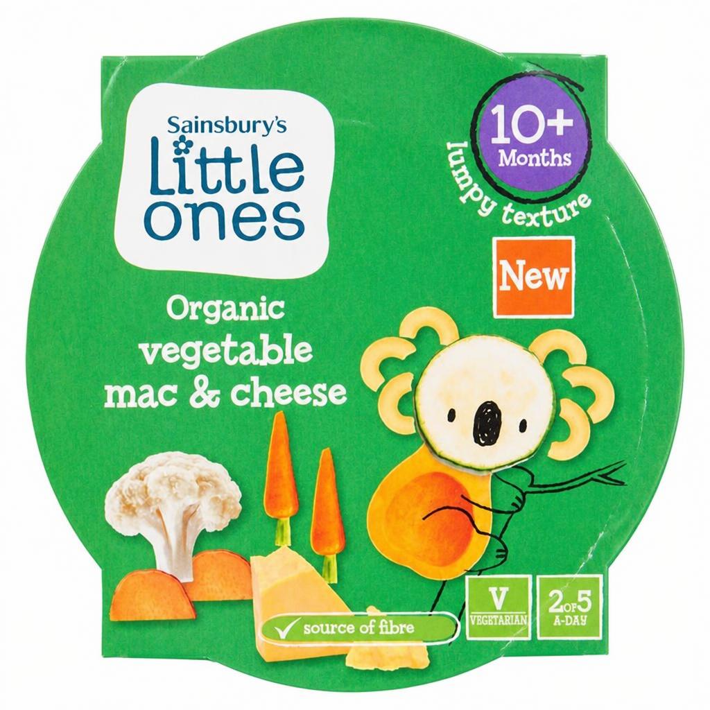 Sainsbury's Little Ones Organic Vegetable Mac & Cheese 10+ Months 190g