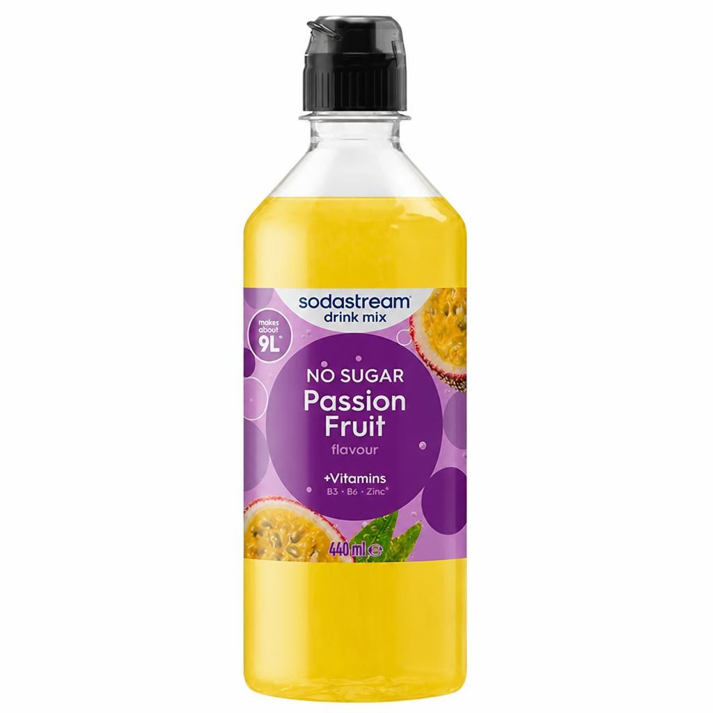 Sodastream Classics Passion Fruit Flavour Sparkling Drink Mix 440ml
