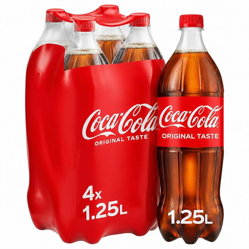 Coca-Cola Original Taste 4 x 1.25L