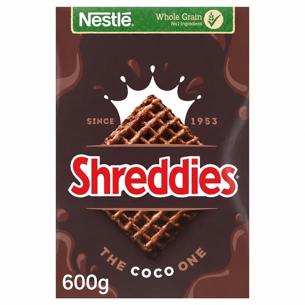 Nestle Shreddies Coco Chocolate Cereal 600g