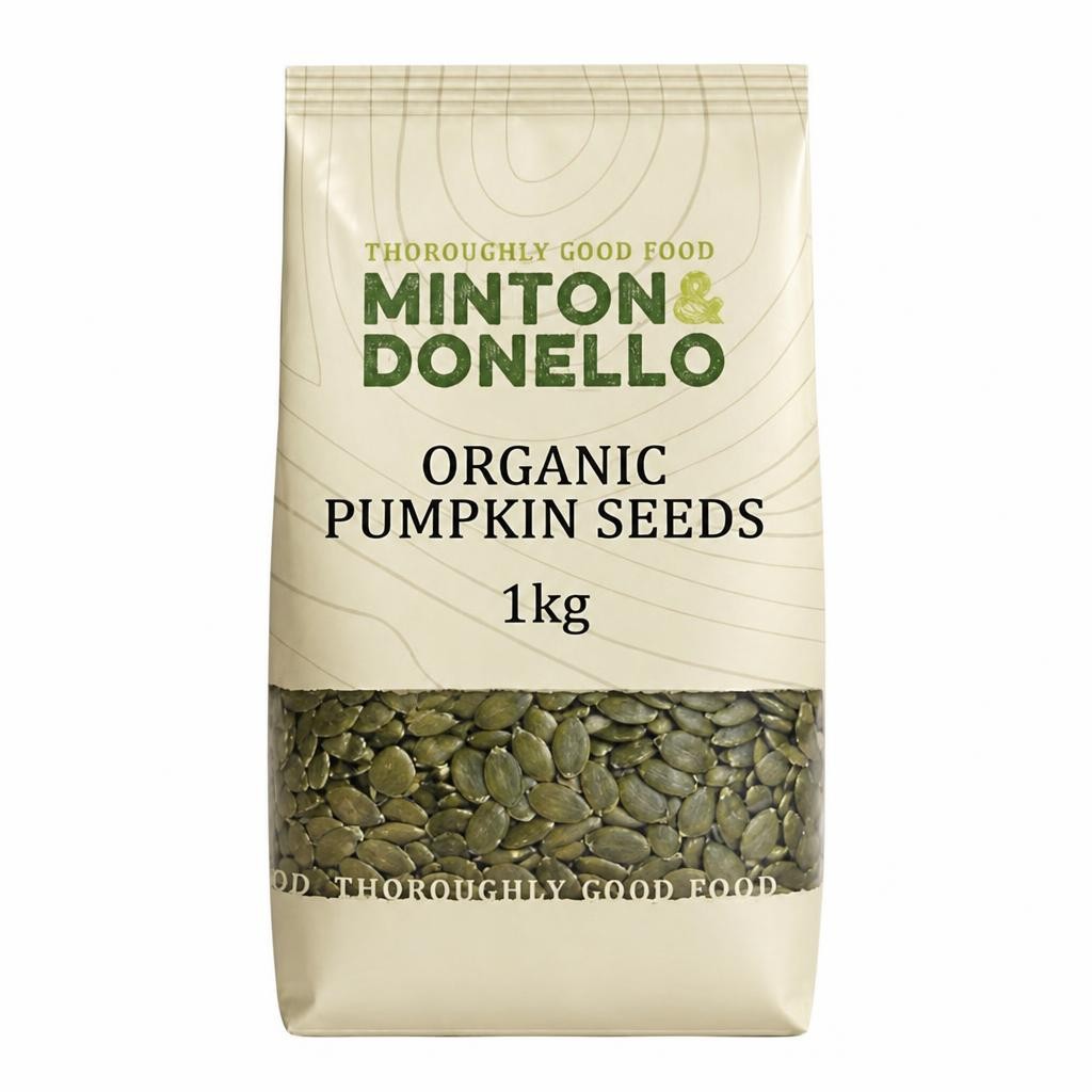 Minton & Donello Organic Pumpkin Seeds 6 x 1Kg