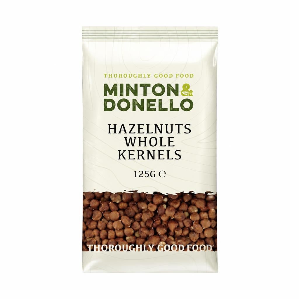 Minton & Donello Whole Hazelnut Kernels 6 x 125g